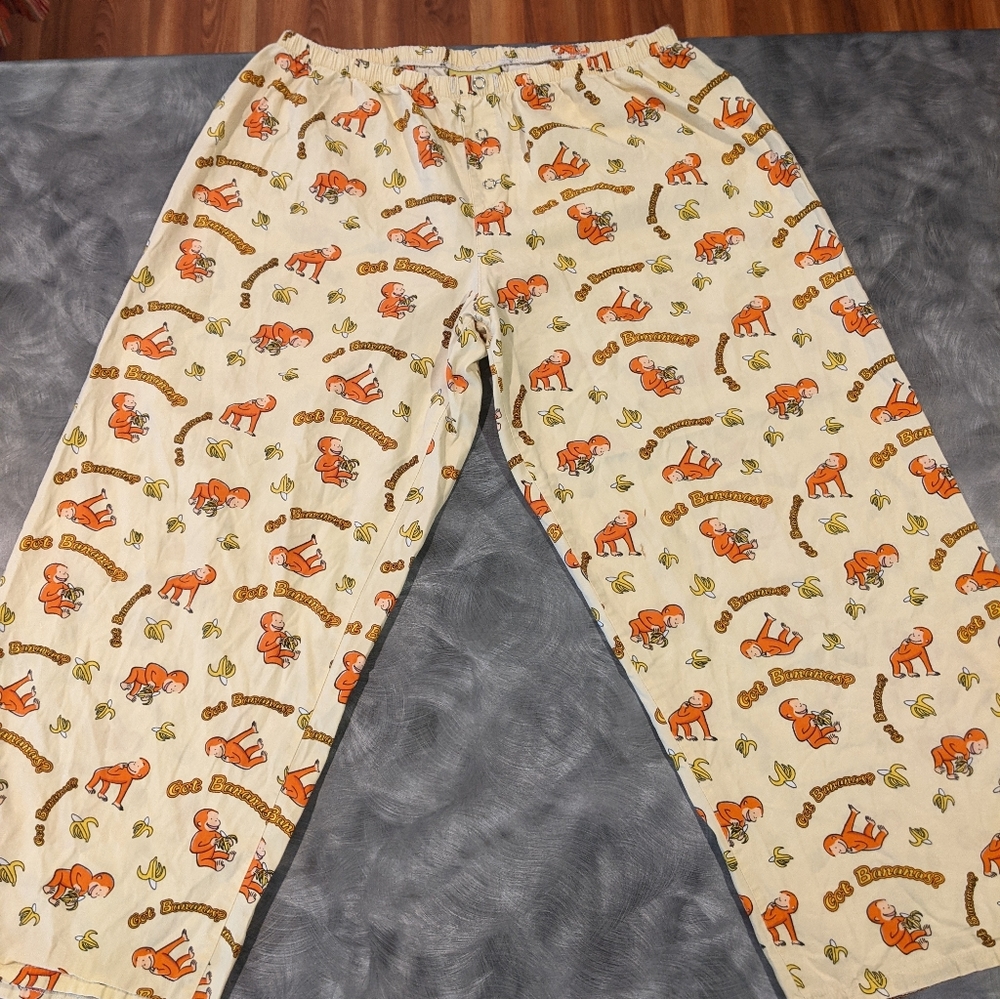 Curious George Pajama Capris